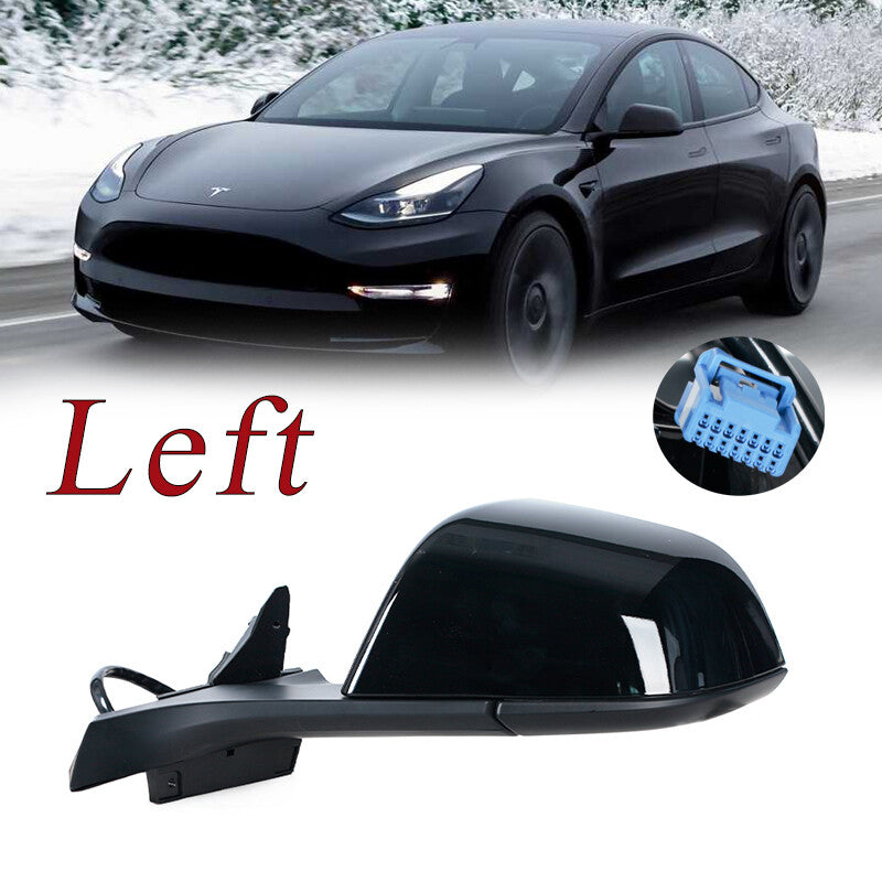 LH Rear View Reversing Mirror Assembly for Tesla Model 3 2017-20 1592031-00-E