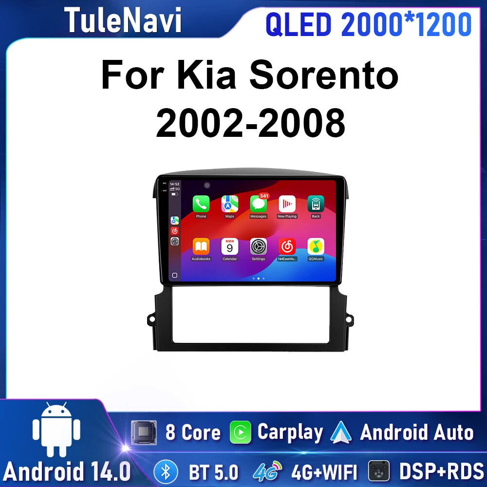 for KIA for Sorento 2002-2008 Android Car Radio CarPlay Stereo Player Screen GPS