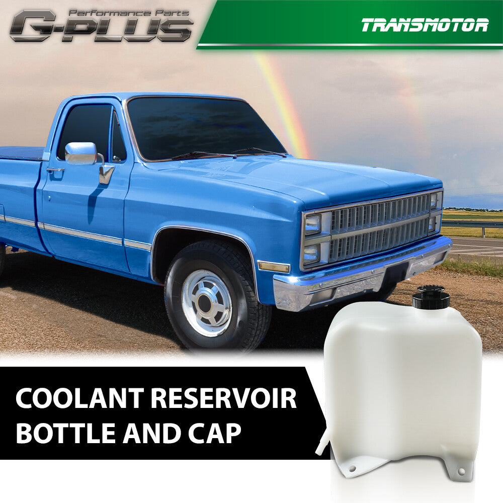 Fits 1981-87 for Chevrolet for GMC C/K General Truck Overflow Radiator Can with Cap