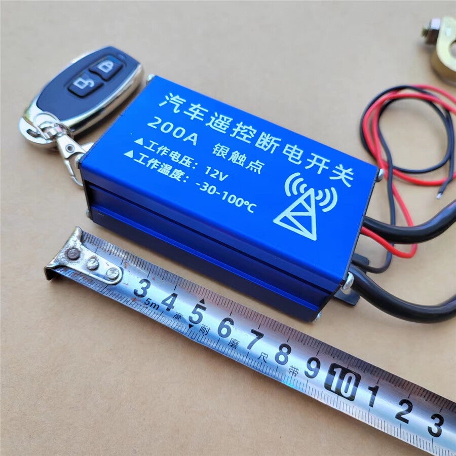 1x 12v 200A Car Battery Disconnect Switch System Remote Control+Battery Isolator