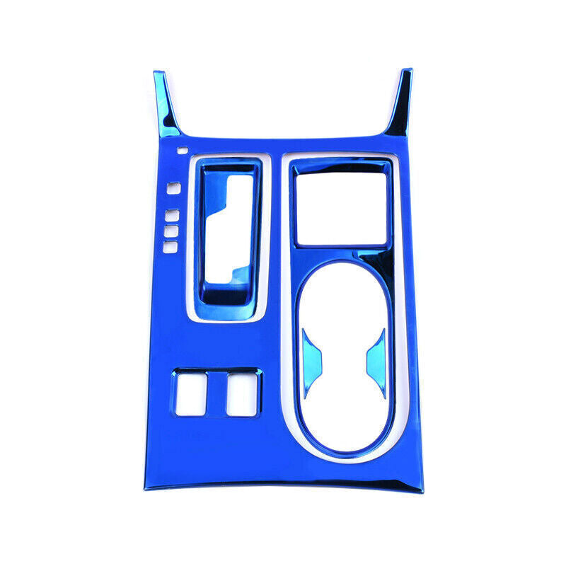 Console Gear Shift Frame Cover Trim 3 for Nissan Murano 2015-2021 Blue Titanium