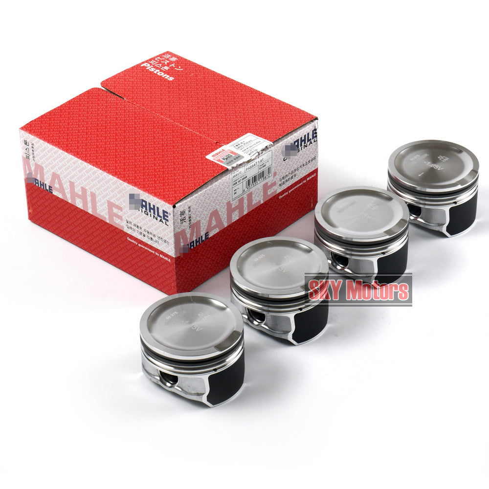 4x Pistons 81mm 0.00 STD ¦µ19mm for VW for Jetta for Golf GTI for Passat 1.8L Turbo DOHC 20V