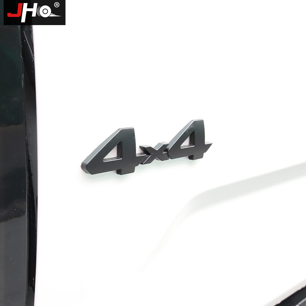 Glossy Black Large 4¡Á4 Logo Letter 4x4 4wd Emblem All Wheel Drive Badge Sticker