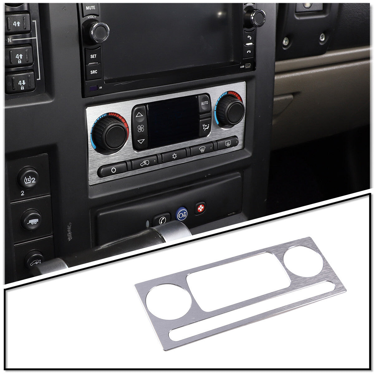 Sleek black exterior door handle cover trim for Mercedes-Benz G-Class W463 G350 2019-2021