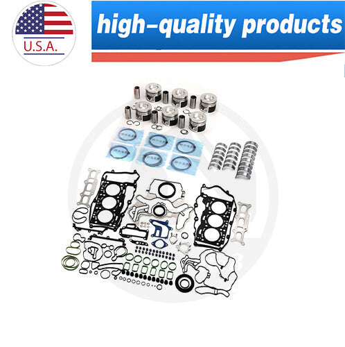 Overhaul Engine Pistons Rebuild Kit for Audi Q5 Q7 for VW for Porsche 3.0 Diesel CKV CJG