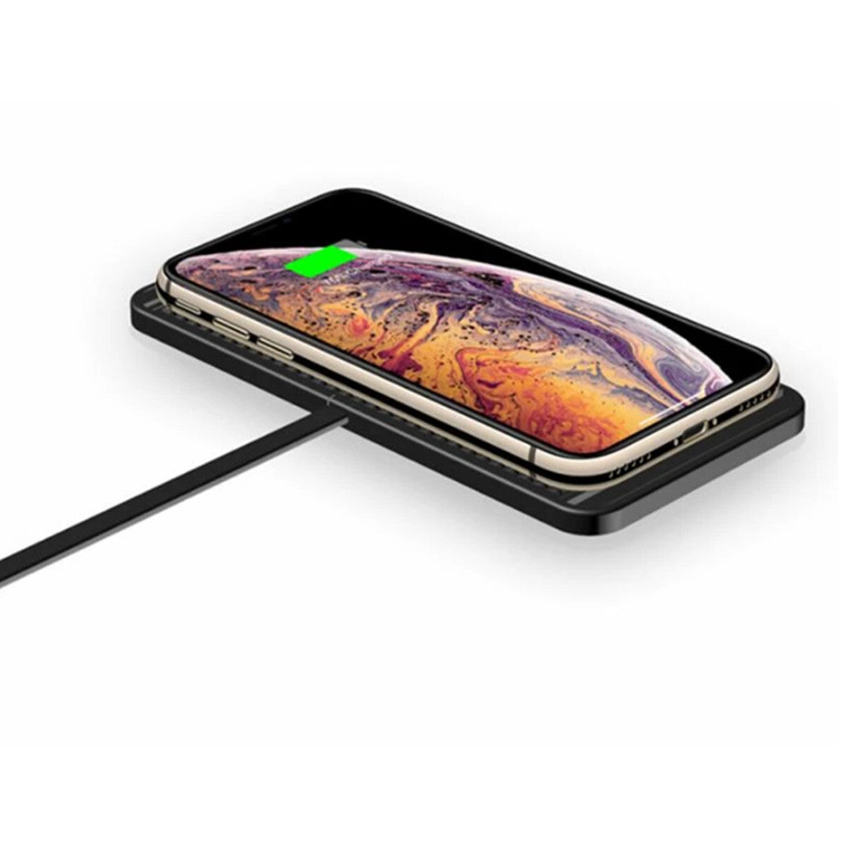 Wireless Fast Charger Dock Charging Pad Silicone Stand For Samsung Android Phone