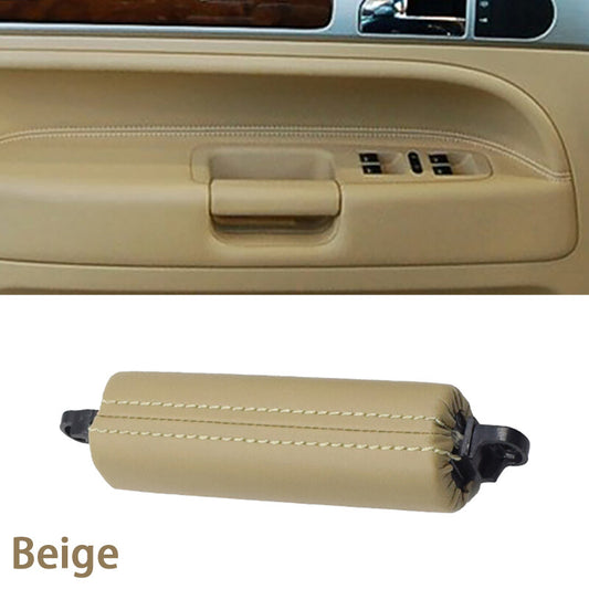 Beige Left Hand Interior Door Driver Leather Pull Handle for VW Touareg 2003-10