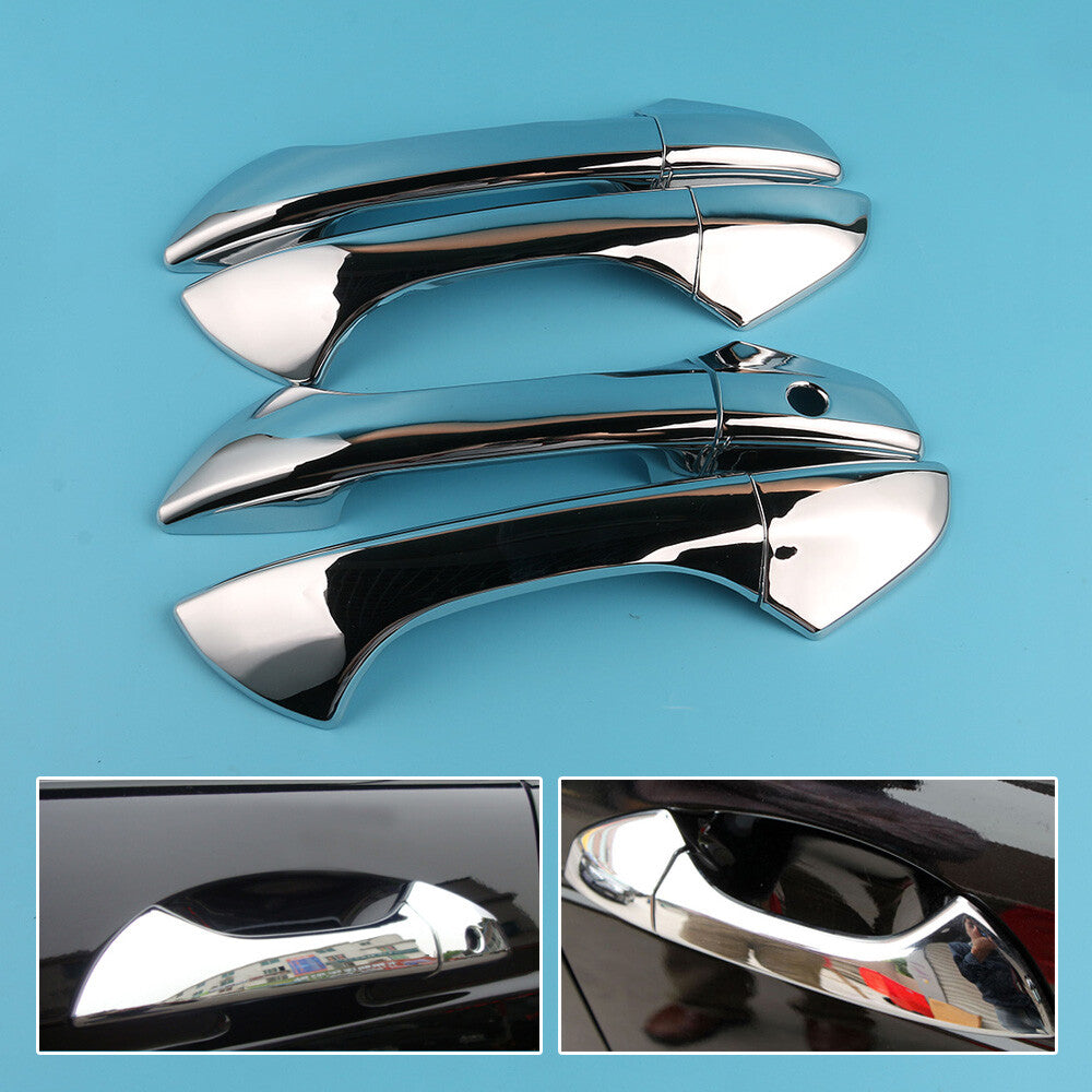 4X Exterior Door Handle Cap Decor Chrome for Accord 2008 2009 2010 2011 2012