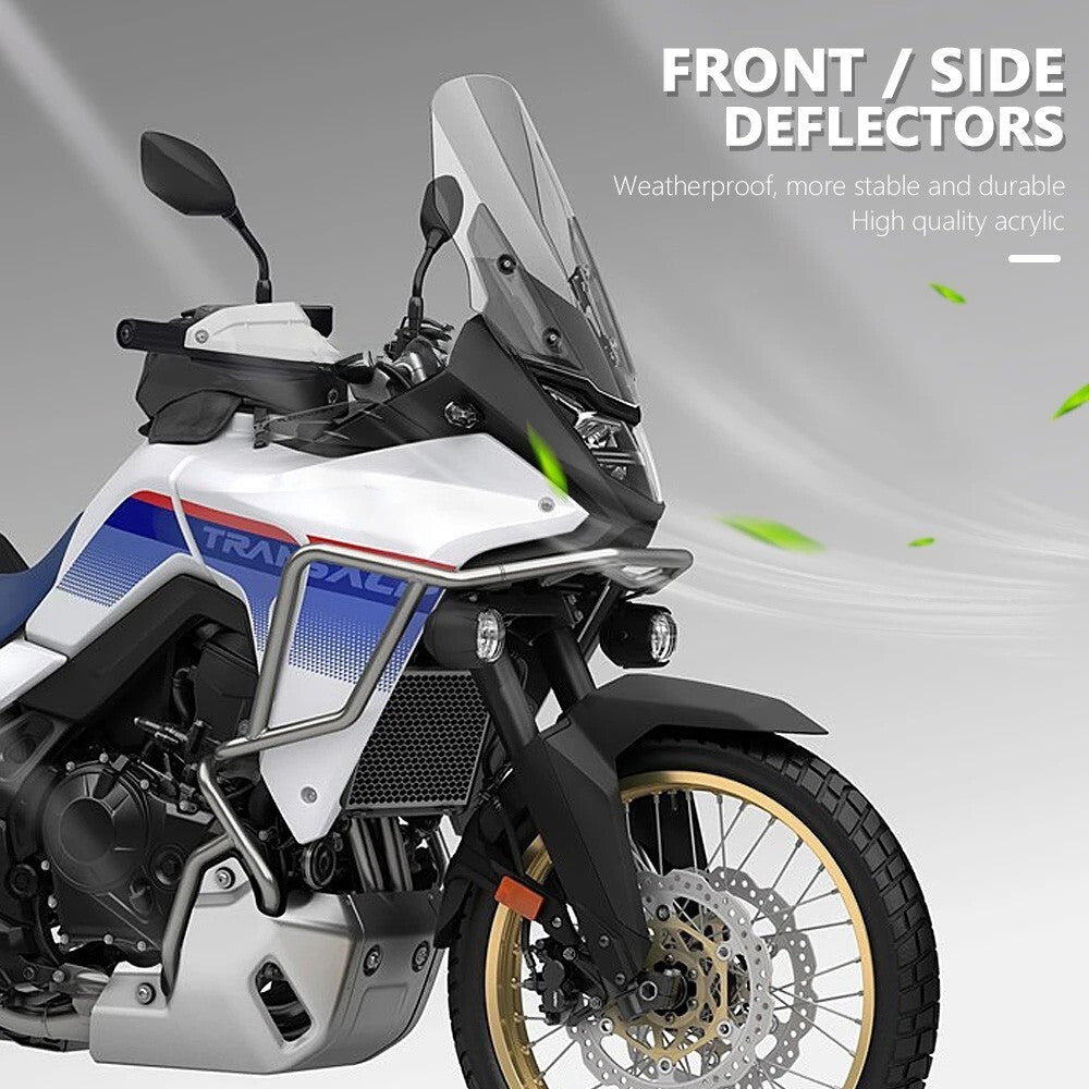 Wind Deflectors Side Spoiler Windshield Fit for Honda XL 750 Transalp 2023