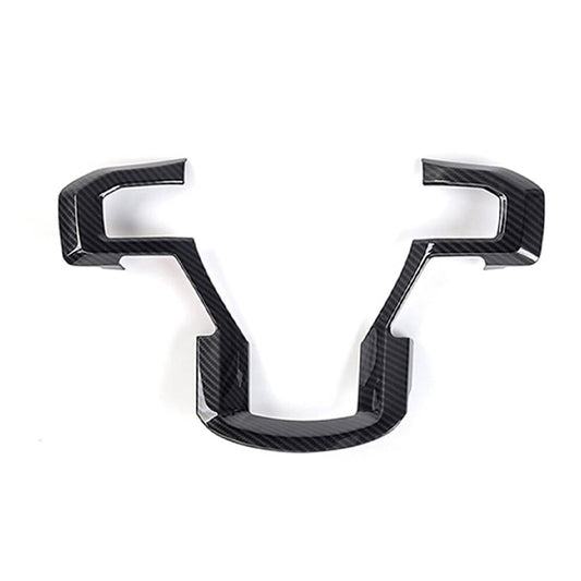 Carbon Fiber Steering Wheel Moulding Trim Accessories for 2015-2020 for Ford F150
