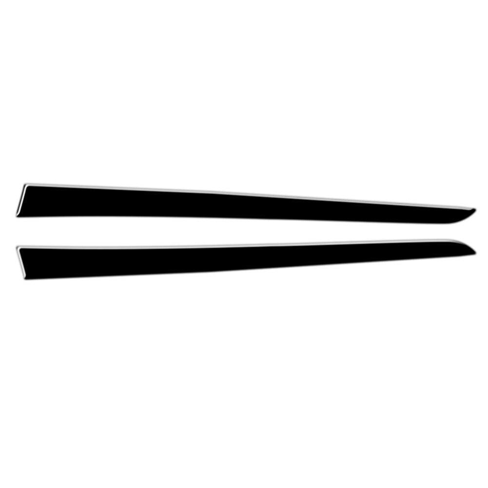 2pcs Piano Black Interior Rear Door Panel Cover Trim for Infiniti G37 2010-2013