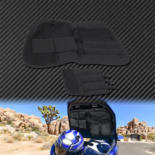 2pcs Saddlebag Trunk Lid Organizer Bag Fit For Goldwing GL1800 Tour 2018-2020