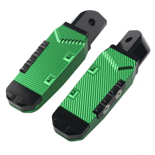 Fit for Yamaha YZF R1 R6 R1M R1S Green Rear Passenger Footrests Foot Pegs Pedal Pads
