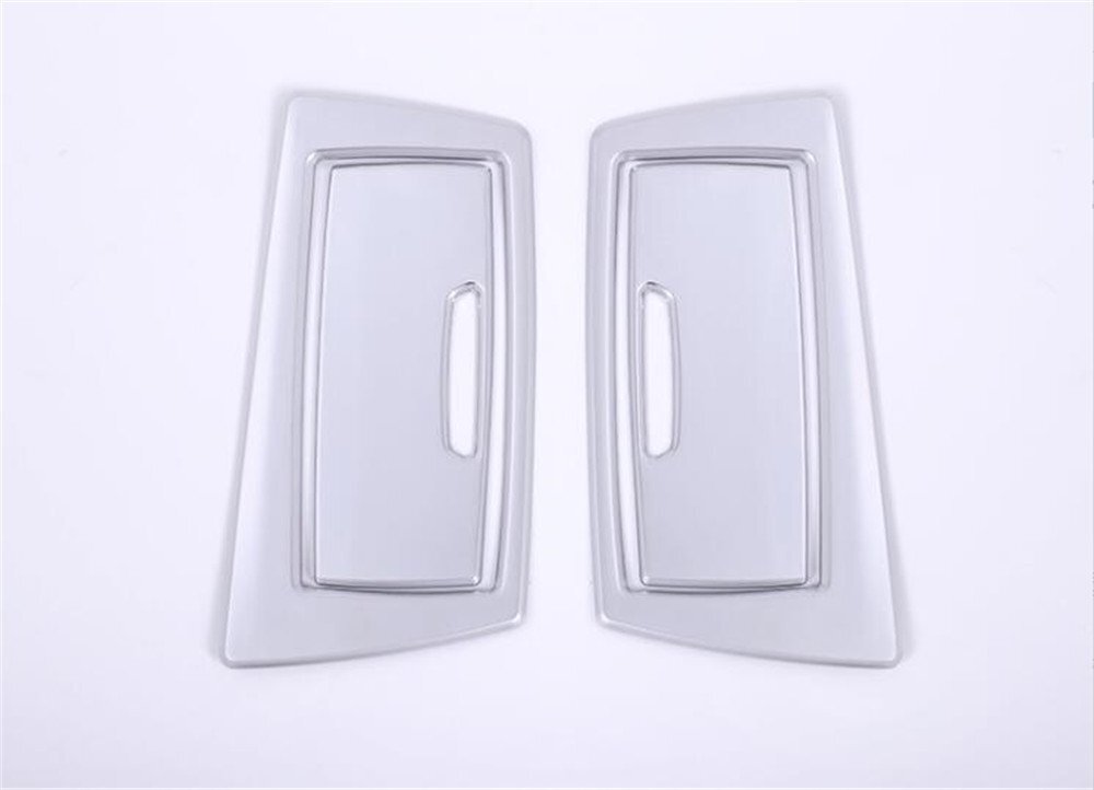 Silver ABS Rear Door Ashtray Panel Decorative Cover Fit for BMW X1 F48 2016-2021