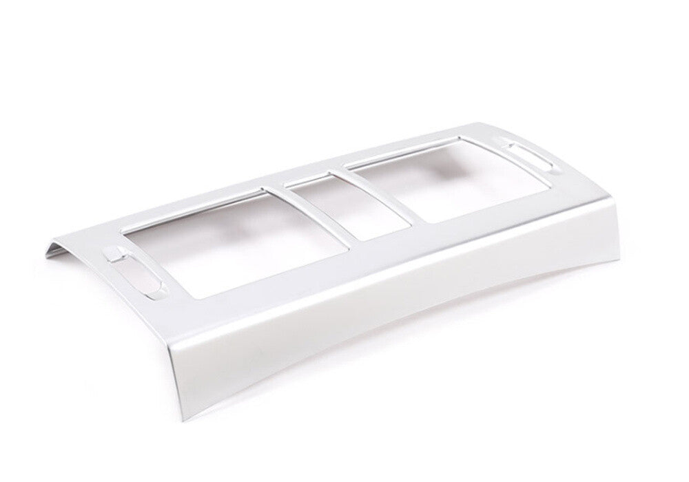 Silver ABS Central Air Vent Outlet Panel Trim for Mercedes-Benz GLK X204 2008-12