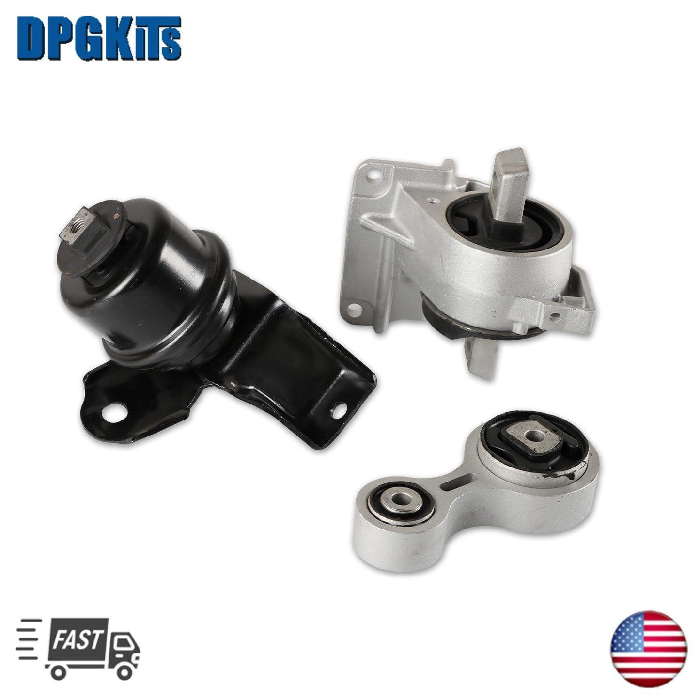 3X Engine Motor Trans Mounts for 2006-2009 for Mercury Milan/ for Ford Fusion A5473 A5381