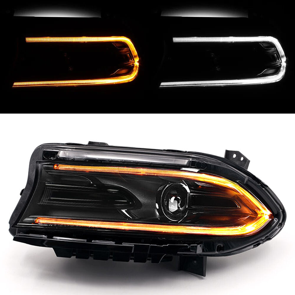 2P Suitable for 2022-2023 for Dodge Charger Halogen Projector Front Light (Left and Right)