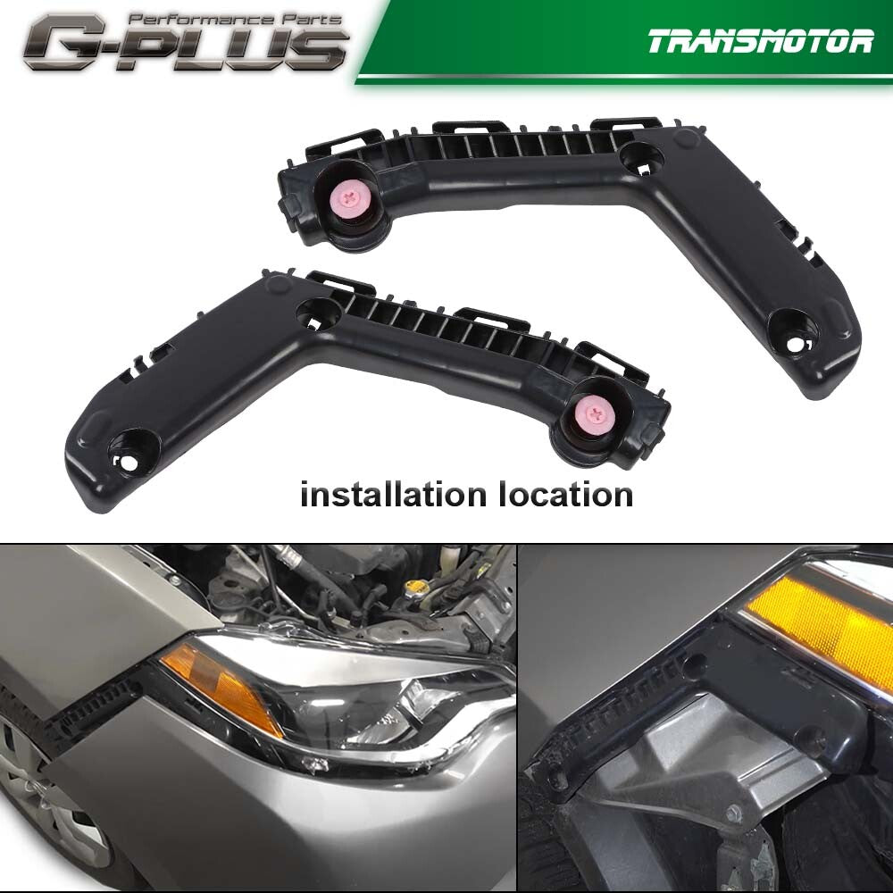 Fits 17-19 for Toyota for Corolla front bumper bracket for driver and passenger sides.