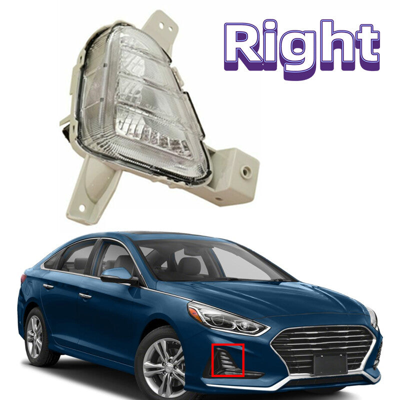 1Pcs for Hyundai SONATA 2018-2019 Right Fog Lamp Daytime Running Lights