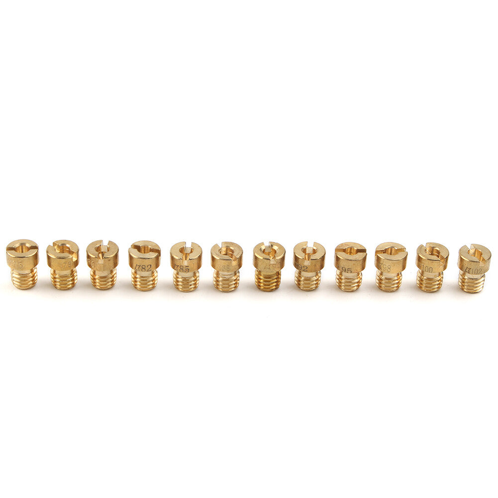 12x6mm Replacement Carburetor Carb Main Jets for 75-102 for Dellorto sha phbg