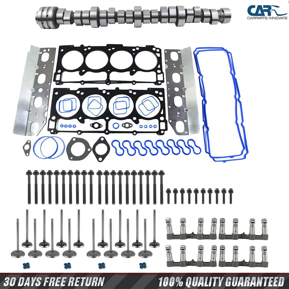 Engine Valve MDS Lifters Camshaft Kit for 2009-2015 for Dodge for Ram 1500 5.7L V8 HEMI