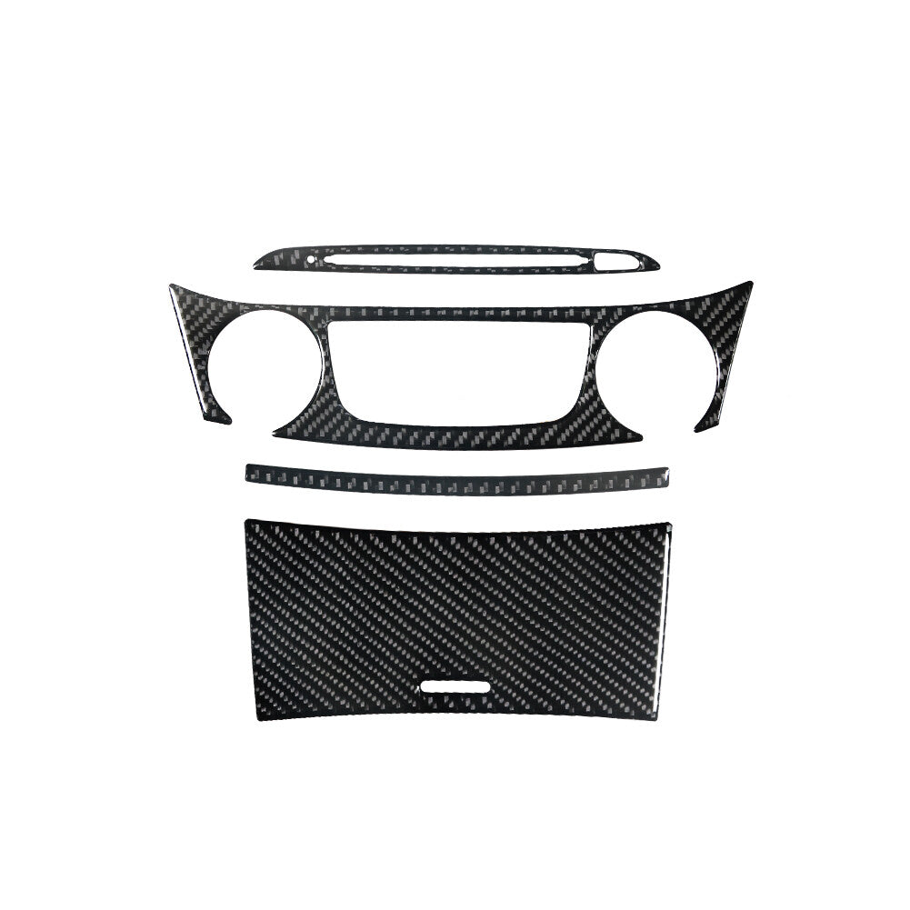 4Pcs Central Console Panel Trim Cover Carbon Fiber for Chevy Impala 2014-2020