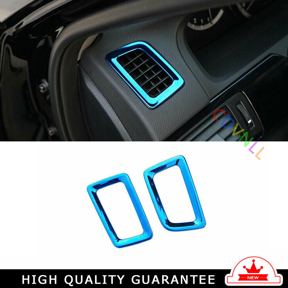 Instrument LR Air Outlet Vent Trim for Honda Accord 9th 2014-2017 Blue Titanium