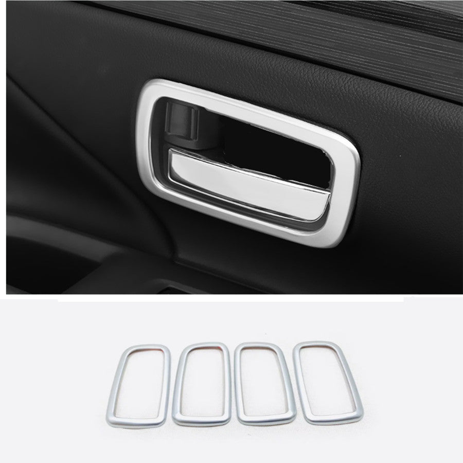 Matte Silver Car Inner Door Handle Trim for Mitsubishi Outlander Sport 2020-2021