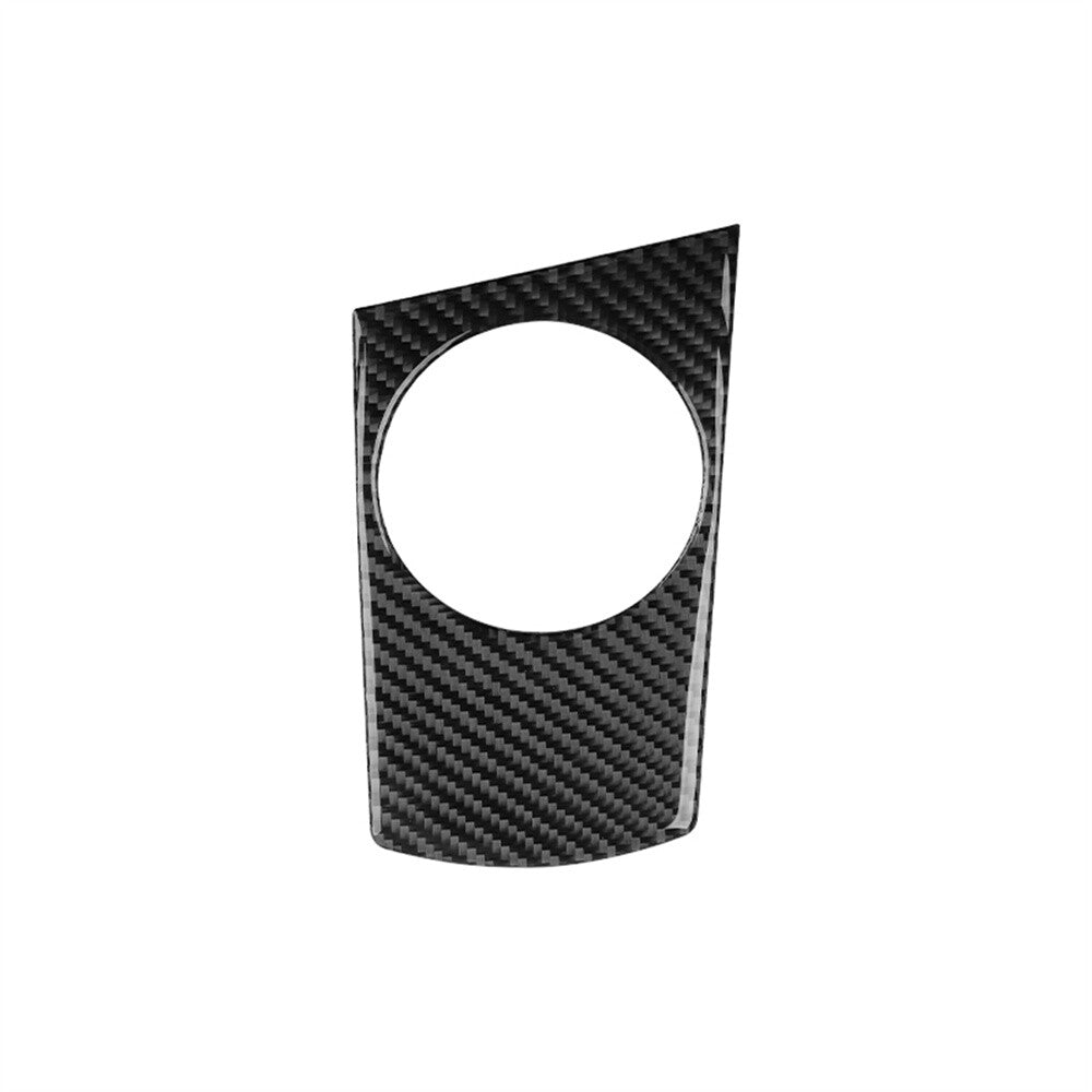 Carbon Fiber Center Console Water Cup Plate Trim for BMW X3 2004-2010