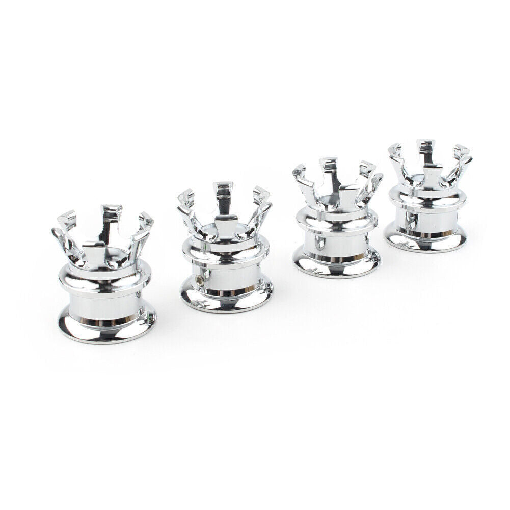4x Head Bolt Topper Cover Cap Engine Cover Trim Chrome for Sportster XL883 1200
