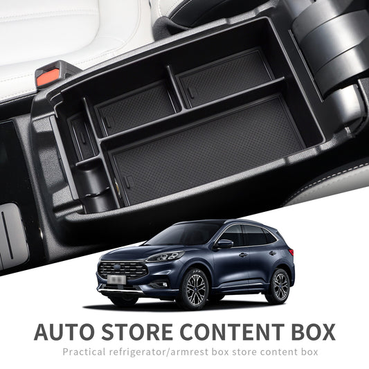 Central Armrest Box Storage for Ford Escape 2020 2021 Console Accessories Tray