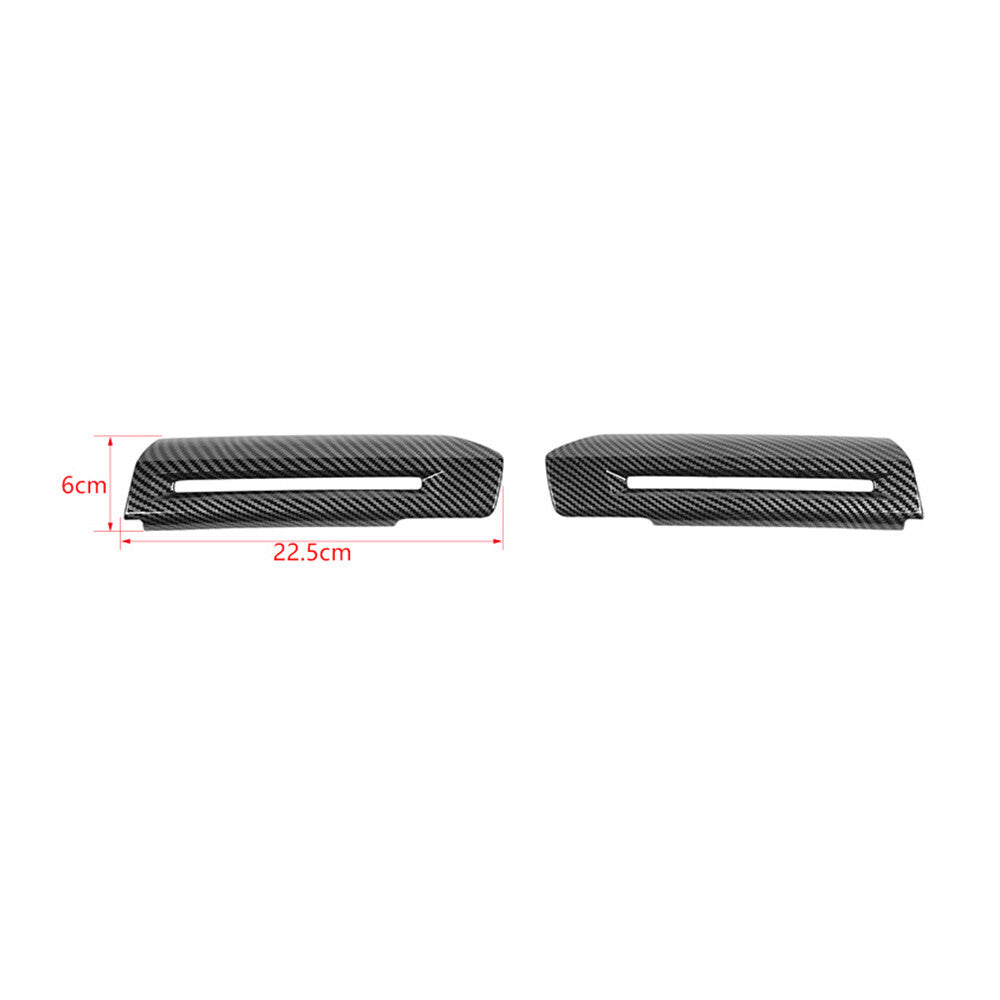 for Ford for Mustang 2015-2022 Interior Door Armrest Handle Cover ABS Carbon Fiber¡Á2