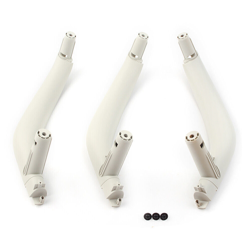 3pcs Inner Interior Door Pull Handle Trim Cover Kit for BMW X5 X6 F15 F16 RHD