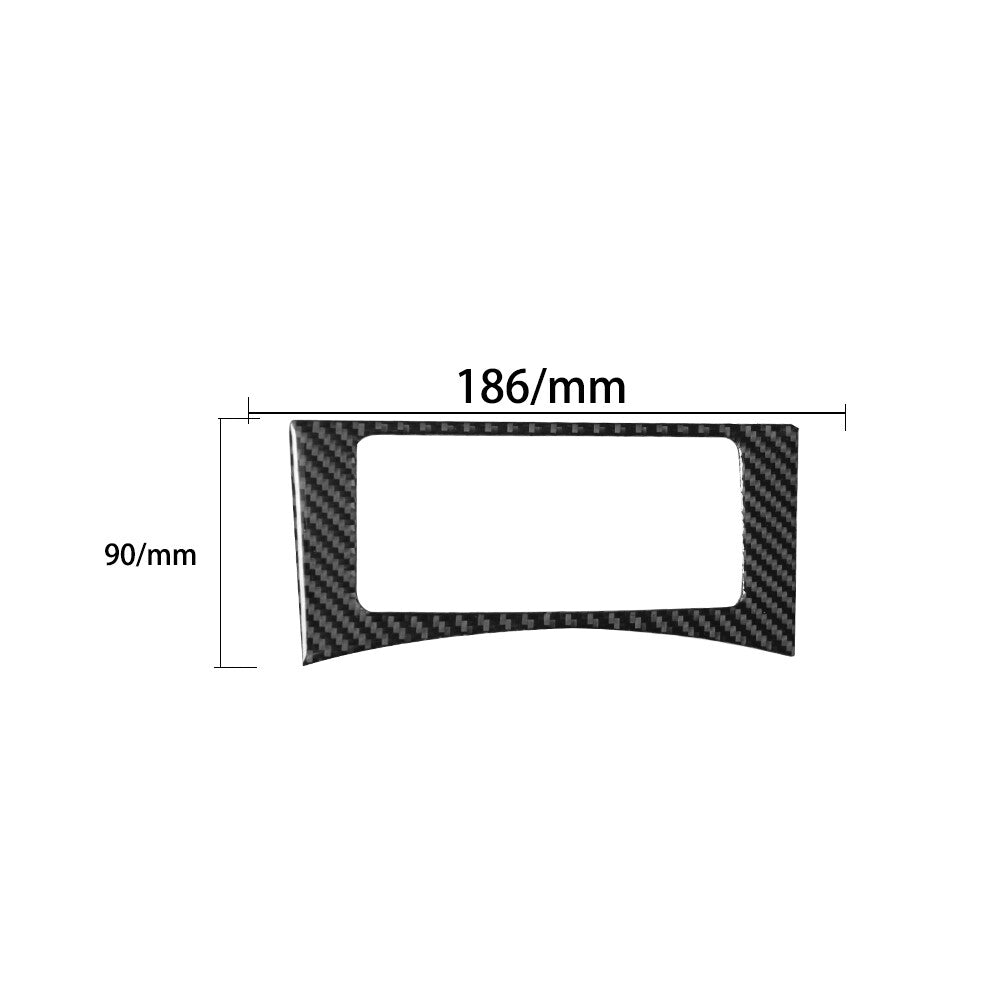 Carbon Fiber Center Storage Frame Cover Trim for Infiniti FX 09-13/QX70 2014-17