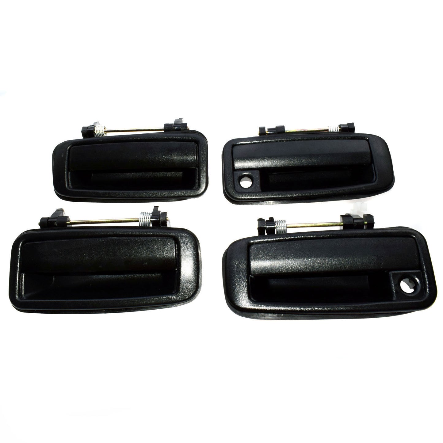 for Toyota for Corolla 1988-1992 Set of 4Pcs Black Outside Exterior Door Handle New
