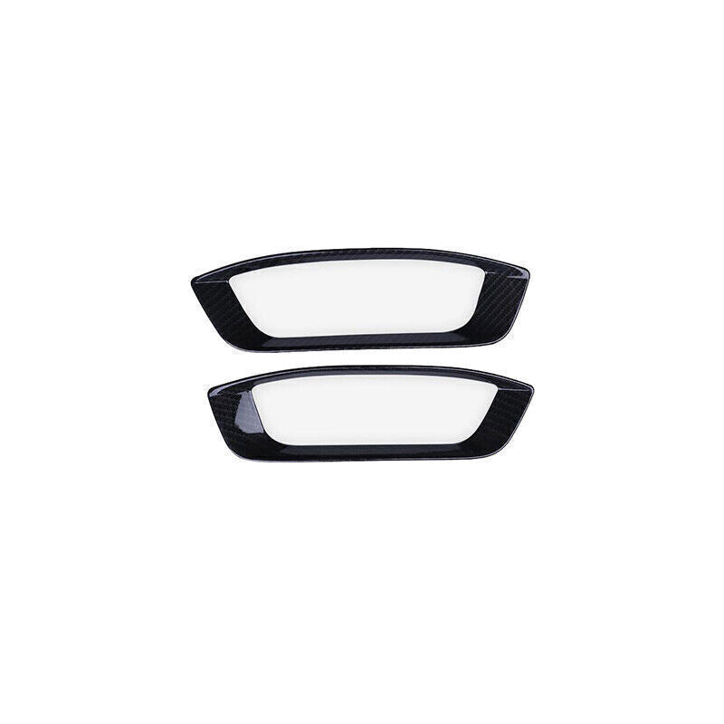 for Volkswagen Atlas 2018-23 Carbon Fiber for Seat Adjustment Handle Panel Trim 2PCS
