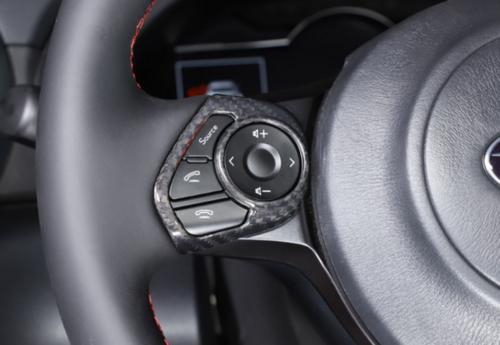 carbon fiber steering wheel trim cover suitable for GR86/BRZ 2022 - 2023