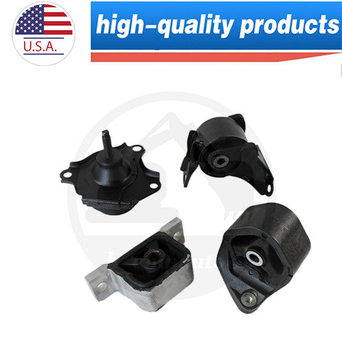 4pc Engine Motor Mount fit for Honda CR-V 2.4L A4504 A4506 A6596 A6597 2002-2006