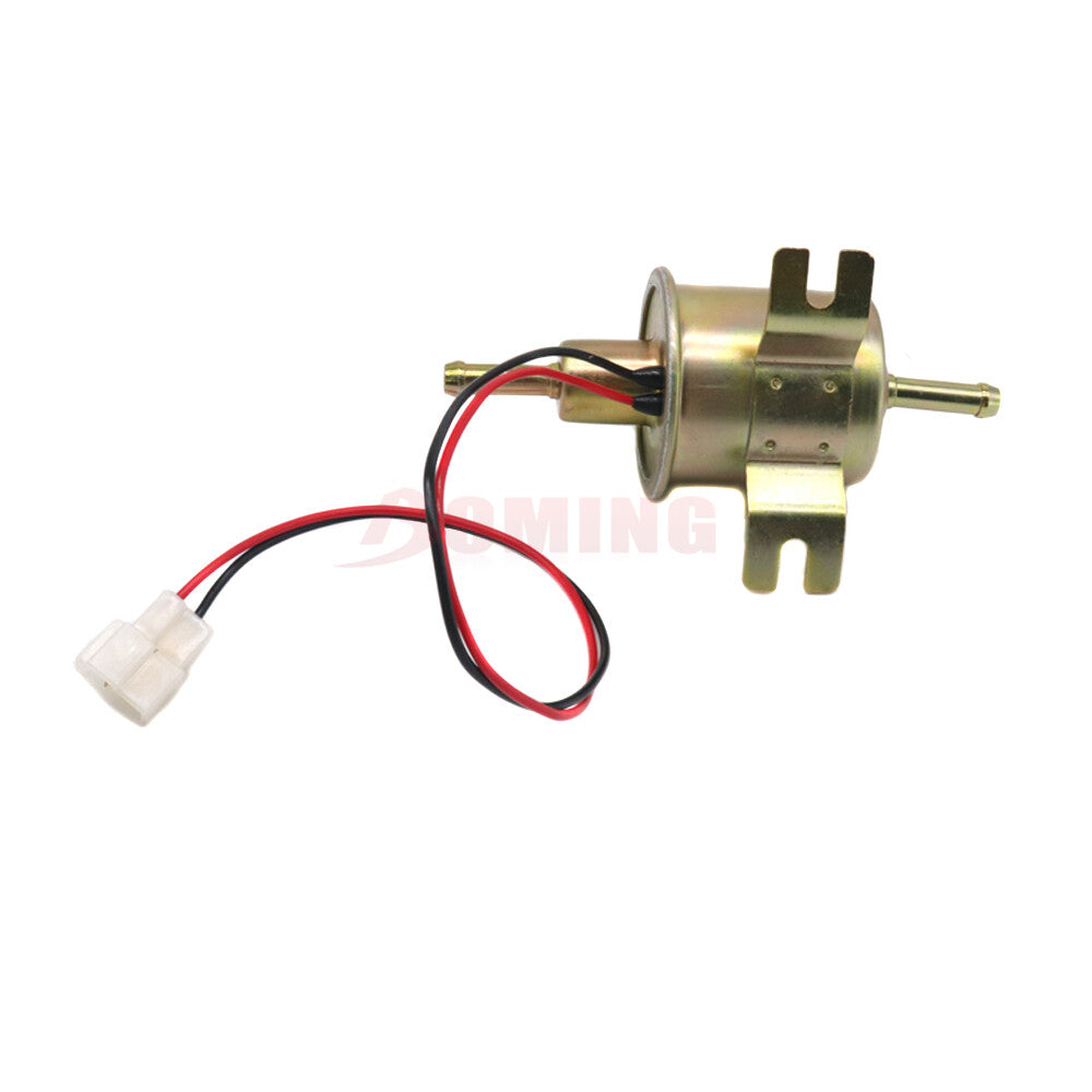 12V direct-flow low-pressure electric fuel pump, universal 2.5-4PSI gas/diesel HEP-02A