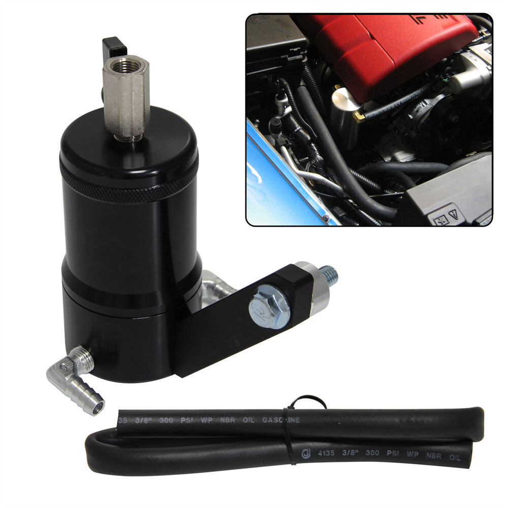 Aluminum Oil Catch Can Tank For 05-12 for Chevrolet for Chevy for Corvette LS2 LS3 LS7 Z06