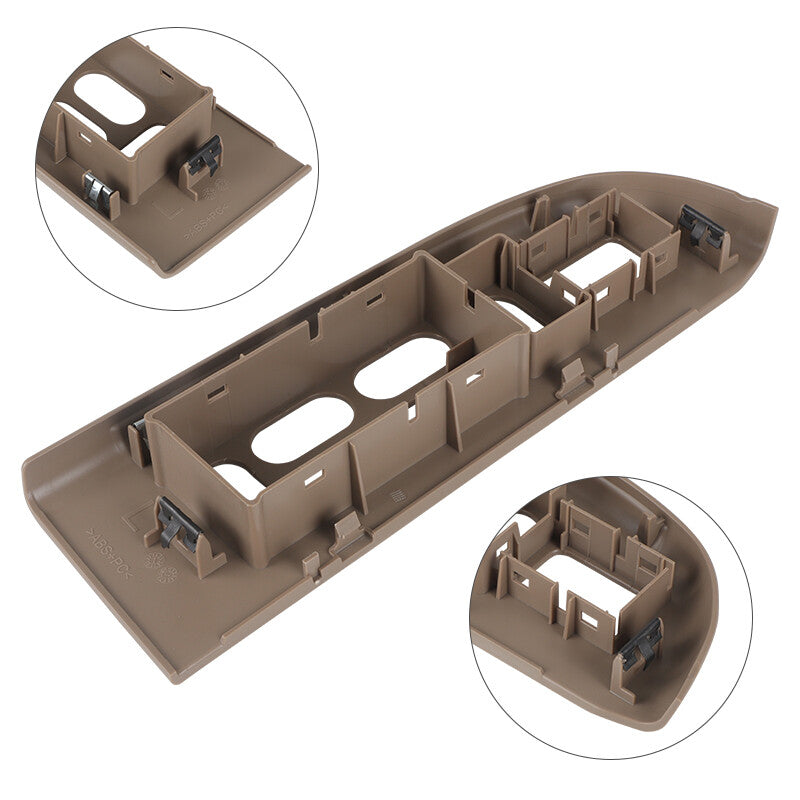 Front Driver Door Panel TAN Window Switch Bezel Fit for Ford Expedition 2003-2006