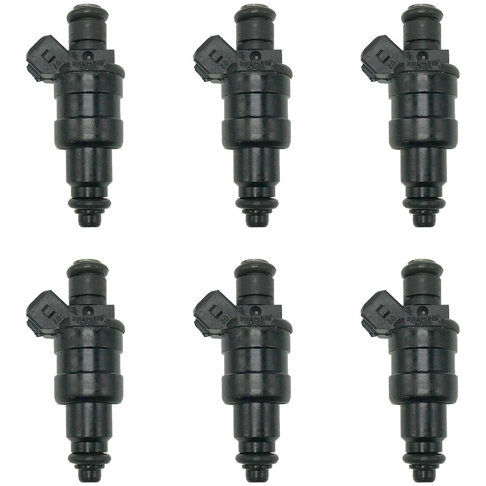 for Jeep for Wrangler Cherokee 4.0L Set of 6 Flow Matched Fuel Injectors 53030778