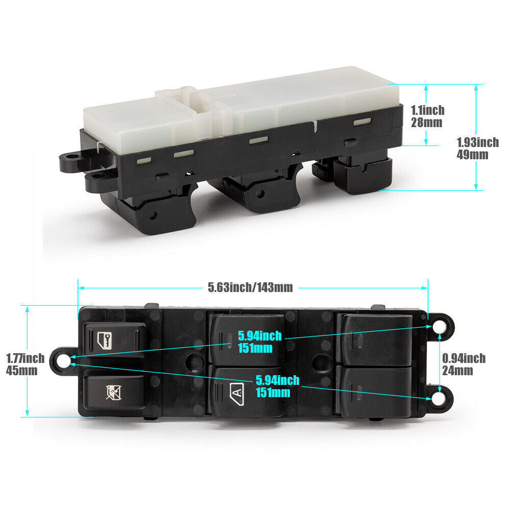 Master Power Window Control Switch for Nissan Frontier 2005-2008 Xterra 2005-07