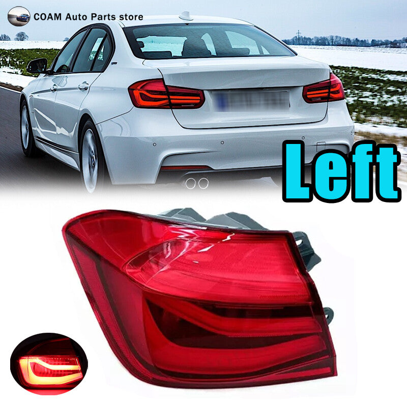LH LED exterior taillight assembly suitable for BMW 3 Series F30 316 318i 320i 2016-2018.