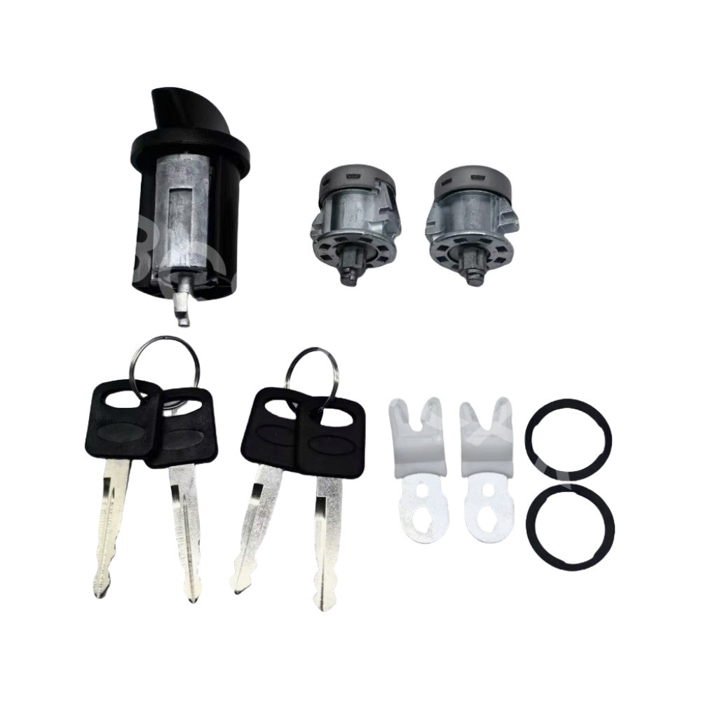 Car Ignition Door Lock Cylinder W/4 Keys 1F2009012A Fit for Ford F150 1997-2003