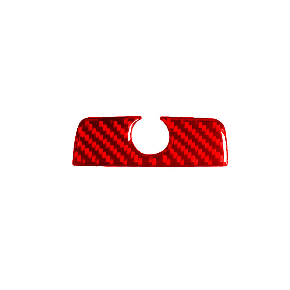 Red Carbon Fiber Glove Box Handle Cover Trim For Silverado/Tahoe/ for Sierra 2007-14