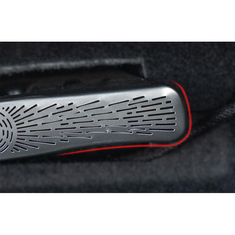 for Honda CR-V 2023-2024 Silver Steel interior for Seat Lower Dust Cover trim Decor