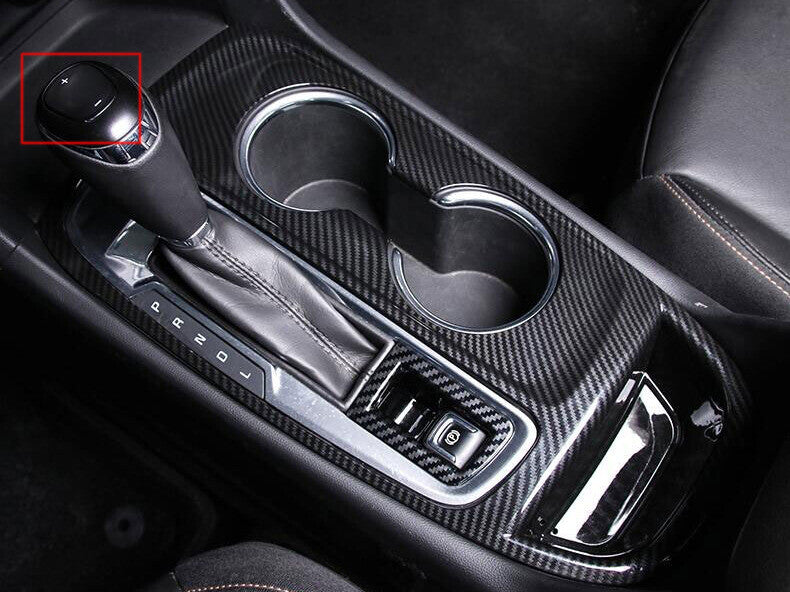 for Chevrolet Equinox 18-21 Carbon Fiber Central Console Gear Shift Panel Trim