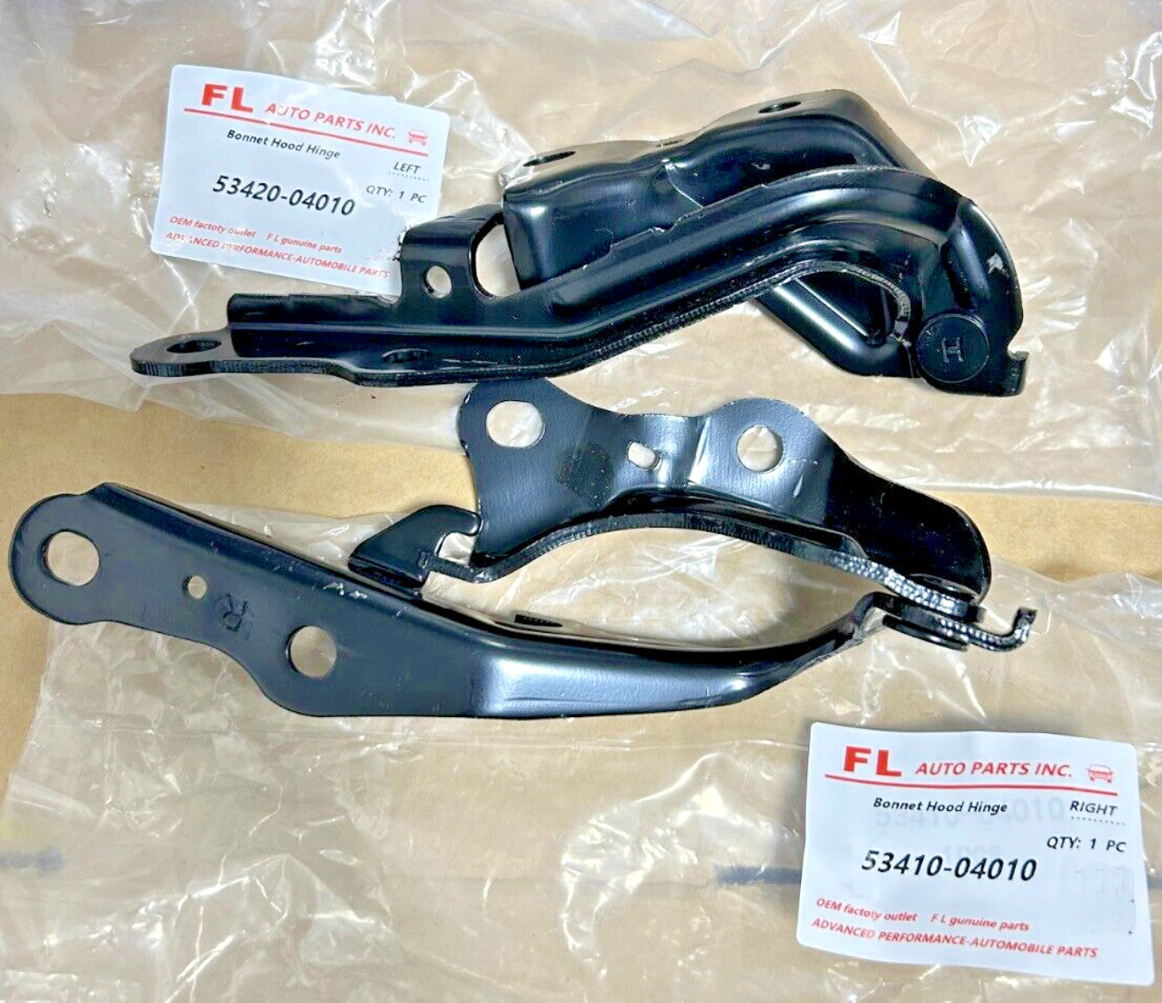 for Toyota Tacoma 2005-2015 Hood Hinge Set Left  Right 2 Side 53410-04010 04020