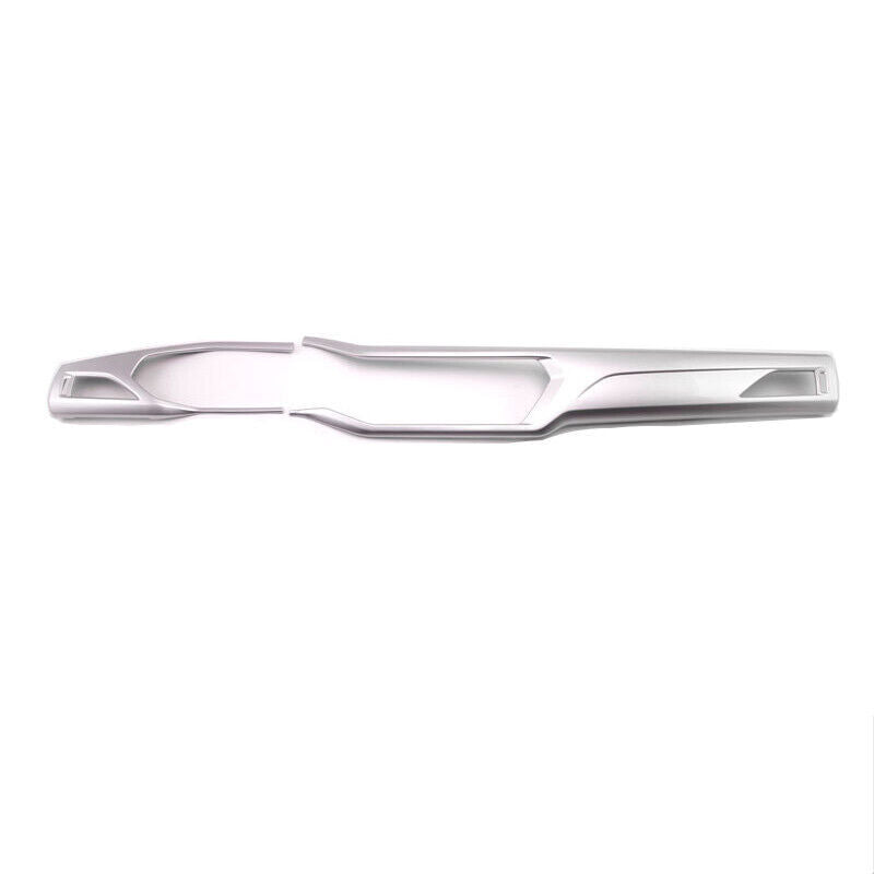 Central Console Dashboard Panel Trim for Volkswagen Taos 2021-2023 Matte Silver